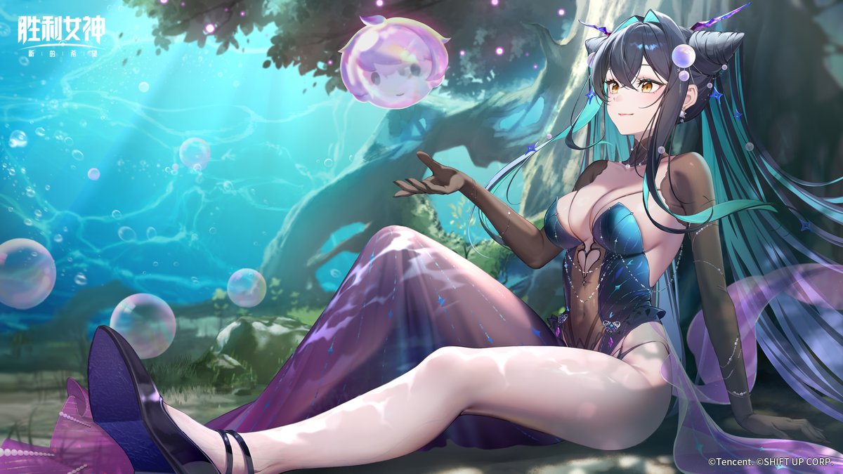 Kanon2634's tweet photo. NIKKE
小美人鱼赛莲的主题壁纸由我负责绘制。
两版服装分别是梦境中的世界与泡沫幻梦醒来后的现实世界。🤗
#NIKKE #ニケ https://t.co/PXZLs7CmbK