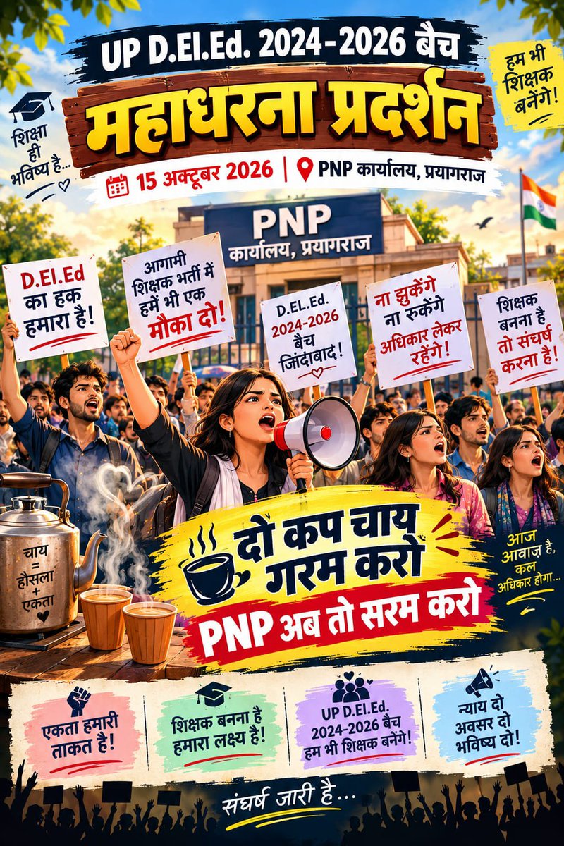 Anuragrbj's tweet photo. @myogiadityanath @thisissanjubjp @UPBasicShiksha @basicshiksha_up @UPGovt
#UPDElEd_मौका_दो_न्याय_दो #UPDElEd_2024 .. https://t.co/KLtSql1l8g