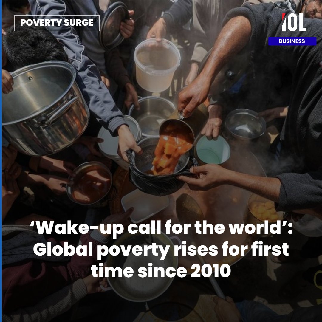 IOL's tweet photo. A UN global poverty index has risen for the first time since its creation in 2010, bringing the number of people affected to 1.2 billion, the United Nations Development Programme reported Monday.
Read on https://t.co/43jB8Uw7uX
#business #PovertySurge #GlobalAlarm #UnitedNations #WorldCrisis