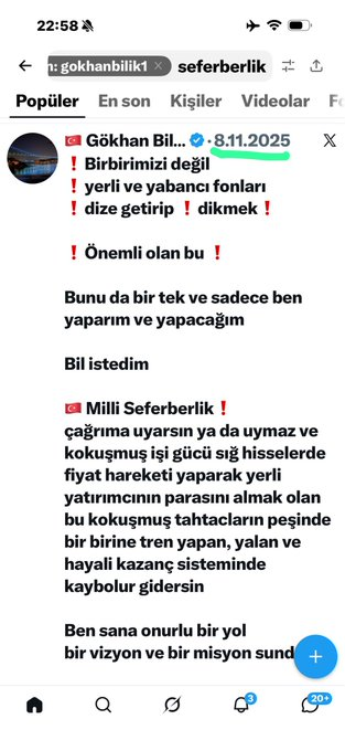 LeonardoSvr's tweet photo. 8 Kasım 2025 ❗️
11 ay evvel ne yazmışım bak 

Milli Seferberlik oluşturmaya sürekli sizi uyarmaya çalıştım durdum 

Tarihe geçecek analiz ve yazılar yazıp❗️Uyarılar yaptım 

Sonuç : 
1 milyon mağdur
Peki neden ?  Yaymadınız gönderilerimi tüm Türkiye 🇹🇷 duysun bilsin öğrensin https://t.co/reE32jfvVC