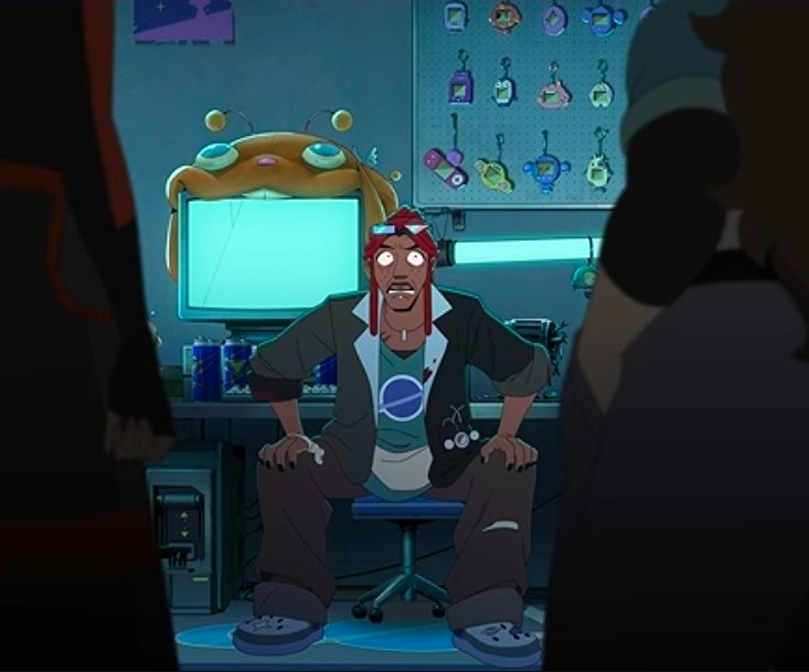 chipszoid's tweet photo. was saying this in a reply but its so refreshing to see krash, a black man, be portrayed as so unashamedly cute in the show like maybe its cuz im biased but i love all his expressions and quirks and how cute his collecting interest is... https://t.co/Ieq3HiA6bl