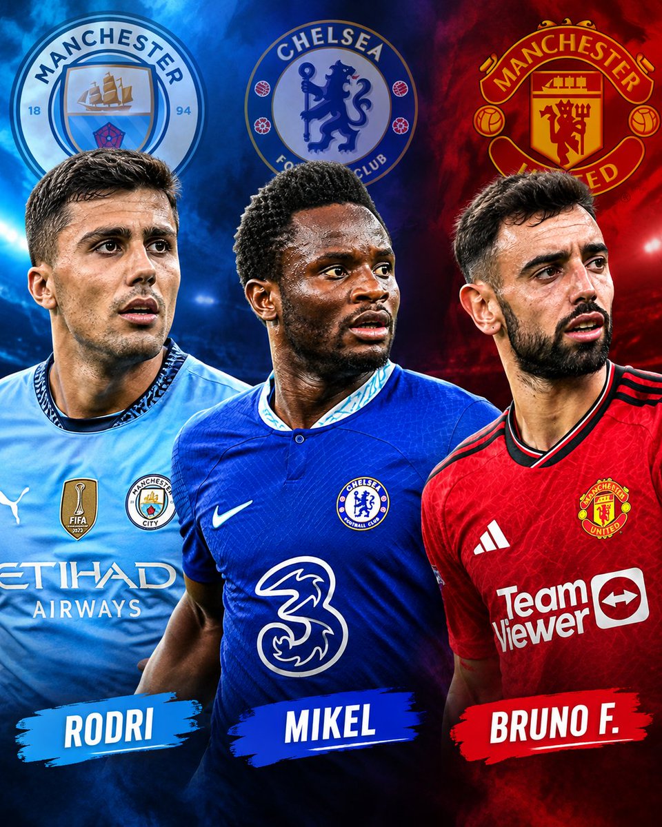 siruniversaletv's tweet photo. 🔥 PRIME vs PRIME! 🔥⚽

RODRI 🩵 vs MIKEL 💙 vs BRUNO FERNANDES ❤️

Three midfield generals, but WHO WAS THE BETTER MIDFIELDER IN THEIR PRIME? 👀🔥

👇 Pick ONE! No sentiment, defend your choice in the comments!

👍 LIKE | 🔄 SHARE | ➕ FOLLOW for more football debates! ⚽ https://t.co/wTJIJRs2Vf