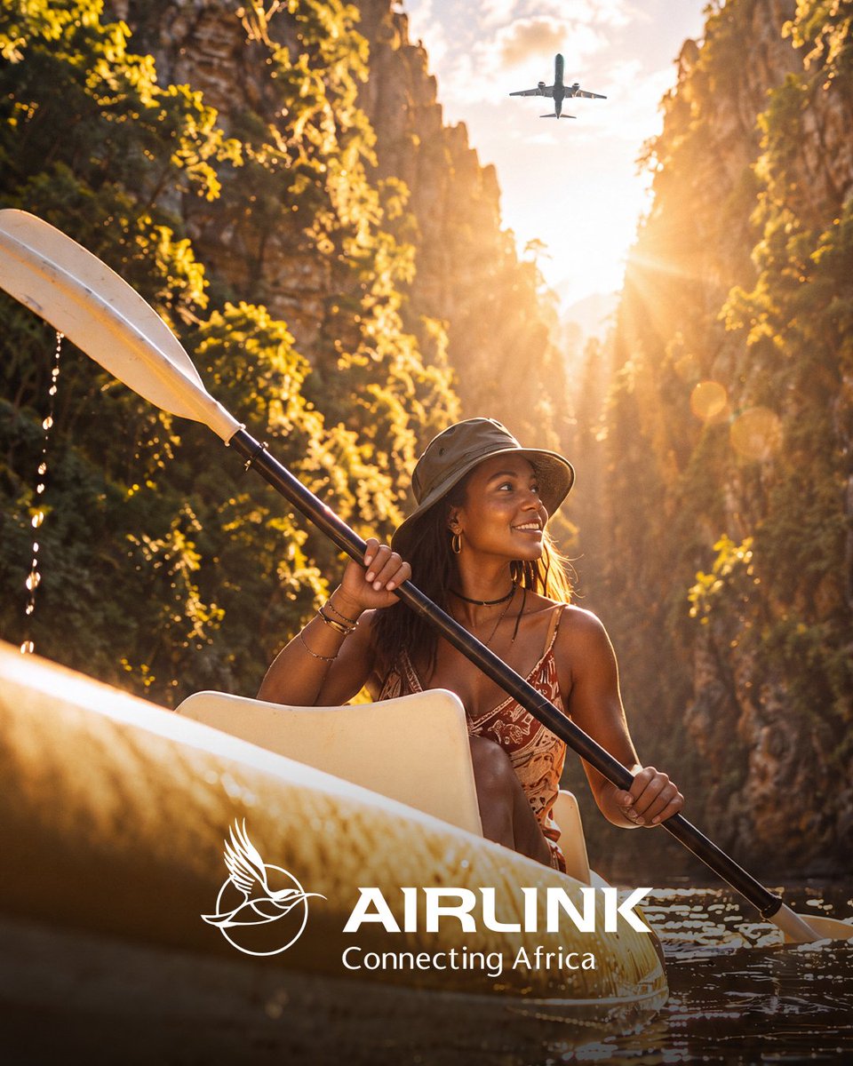 Fly_Airlink's tweet photo. Spring along the Garden Route ๐ผ
From kayaking through scenic waterways to spotting whales along the coast and enjoying wildflowers in bloom, there's plenty to explore before the summer crowds arrive. โ๏ธ
Book flights at: https://t.co/oINFkjJFeb
#Airlink #FlyAirlink #FlyTheLink #Skybucks