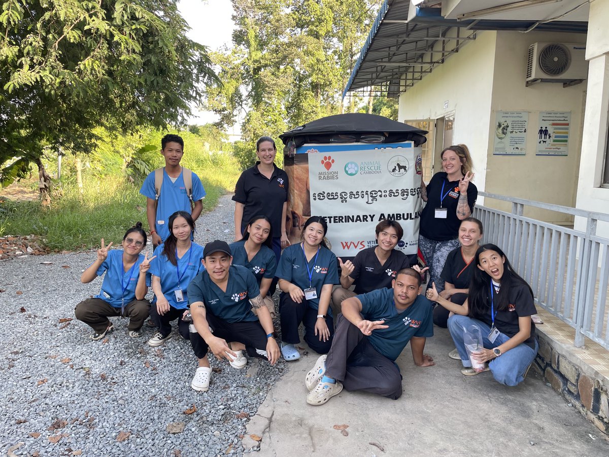 WVScharity's tweet photo. 💙 Ending rabies takes a team.

Behind every vaccinated dog are drivers, translators, data recorders, community engagement teams, local volunteers, vets and vet nurses.

Different roles. One shared goal. All coming together for The Big Shot.

https://t.co/D7pVU9kbB4 https://t.co/Gg57GcwNCf