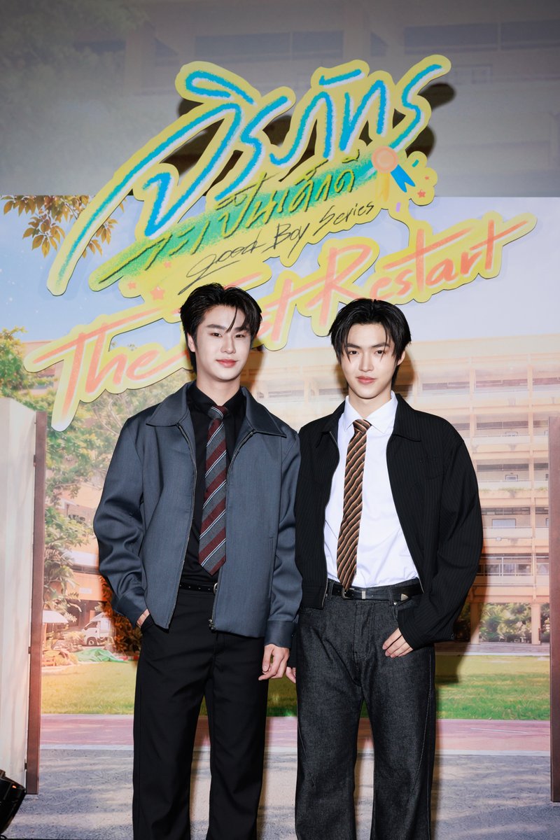GMMTV's tweet photo. บรรยากาศงาน “จิรภัทรจะเป็นเด็กดี The First Restart” ขอบคุณทุกคนที่มาร่วมชมตอนแรกของซีรีส์ไปกับพวกเรา ฝากทุกคนติดตาม “จิรภัทรจะเป็นเด็กดี Good Boy Series” ด้วยนะคับ #GoodBoySeriesEP1

“จิรภัทรจะเป็นเด็กดี Good Boy Series” 🥇🌟
ทุกวันอาทิตย์ เวลา 20:30 น. ทางช่อง GMM25
และเวลา 21:30 น. รับชมย้อนหลังที่แรกได้ทาง Viu เท่านั้น 
 #GoodBoySeries
#GMMTV
@lukepeemsan @mickmetas @Tata_tarnpol
@ingasavanund @mmymeiii @michirujjangx @cchitaa_ @mmatasby @artist_srisirin  @pangphicha_ @godji_godji