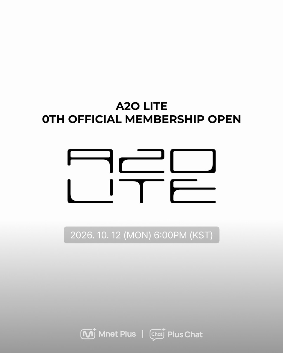 mnetplus's tweet photo. K-POP을 비출 새로운 걸그룹, A2O LITE 등장 ✨
#𝐀𝟐𝐎𝐋𝐈𝐓𝐄 0TH OFFICIAL MEMBERSHIP
모집이 시작되었습니다‼️
👉 https://t.co/YtYSyXOSNb 

0TH OFFICIAL MEMBERSHIP에서 
가장 먼저 만나는 특별한 혜택!

🎁 A2O LITE OFFICIAL MEMBERSHIP 0기 디지털 회원 카드 제공
🎁 공개방송 및 오프라인 이벤트 우선 참여 ��회 제공
🎁 A2O LITE OFFICIAL MEMBERSHIP 0기 전용 콘텐츠 제공

지금 바로 Plus Chat 내 A2O LITE 커뮤니티에서
A2O LITE 0기 공식 멤버십을 만나보세요!

#PlusChat #플러스챗 #プラスチャット
#A2O #A2OLITE
@A2O_LITE