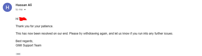 fanamotion's tweet photo. @GimiApp  I’ve been unable to withdraw my funds for several days due to a persistent “High Traffic” error.

Your support team said the issue was resolved, but withdrawals still don’t work. I keep receiving template replies without an actual solution. https://t.co/HGGUD4UA8Z