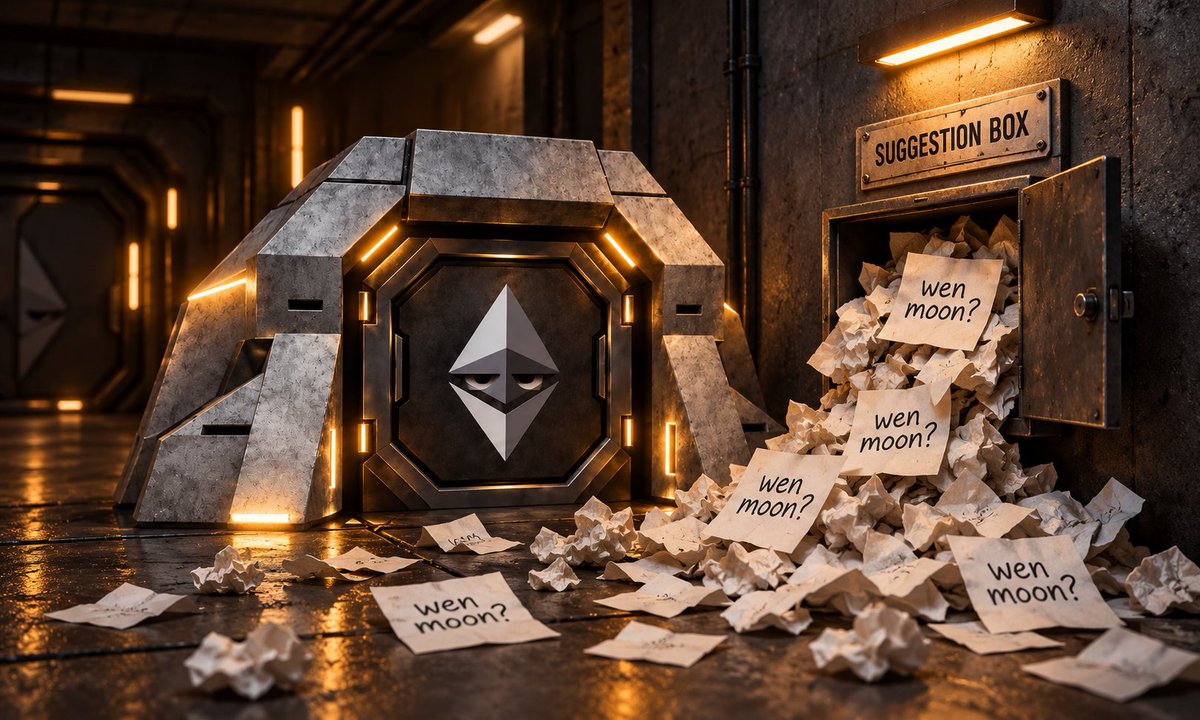 BunkerModeLol's tweet photo. The bunker installed a suggestion box, and every single note says “wen moon?” 💀

#BUNKER #Ethereum https://t.co/zWWbyXFmPp