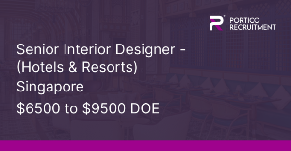 Porticocareers's tweet photo. Now Hiring!! Senior Interior Designer -, $6500 to $9500 DOE - #Singapore. https://t.co/suh5mC3Bib https://t.co/CPLbd6wV9P