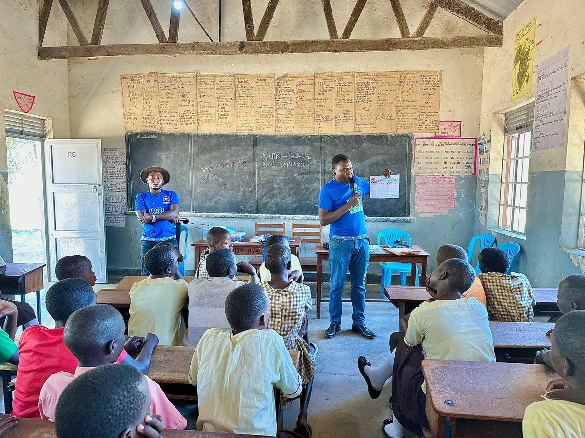 ElvisTrich's tweet photo. Nutrition education doesnβt stop when the bus parks!
As #NutriBus2 reaches Day 13, weβre reminded that healthy habits are built togetherβin our schools, our homes, and our communities. Letβs keep protecting mealtime & promoting good nutrition.
#Nutribus2Karamoja https://t.co/vySkeBgwqa