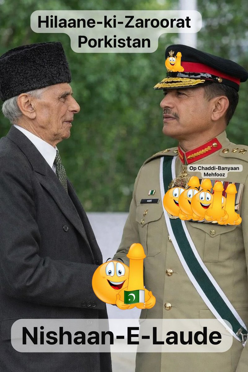 Gladiator_69811's tweet photo. @awais4226 Heeramandi ki shaan — Lahore’s biggest wh0re, “Hafiz-e-Quran, Sipah-e-Salar,failed Marshal Khanzir Ass-im Munir, apni nath utarwai karwata hua.” 😹👇 https://t.co/JNvMDpKmXc