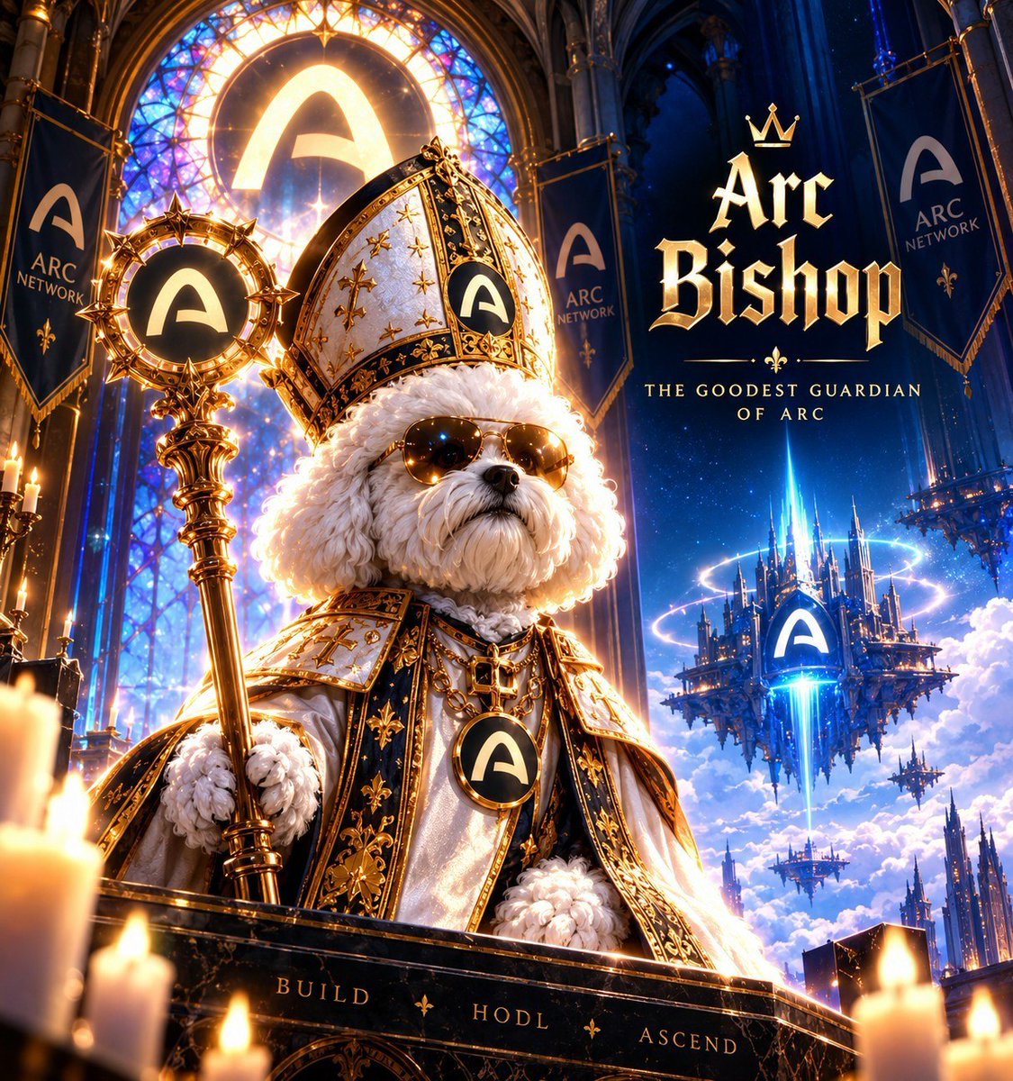 TimBlackX's tweet photo. Manifesting green candles for the whole Arc ecosystem and $BISHOP 

Green week and the cathedral keeps rising brick by brick 

https://t.co/xbeTS8GvoW

0x8cD860552716579d67d9Db021650af8aa89F0aF8 https://t.co/MubhddPTeS