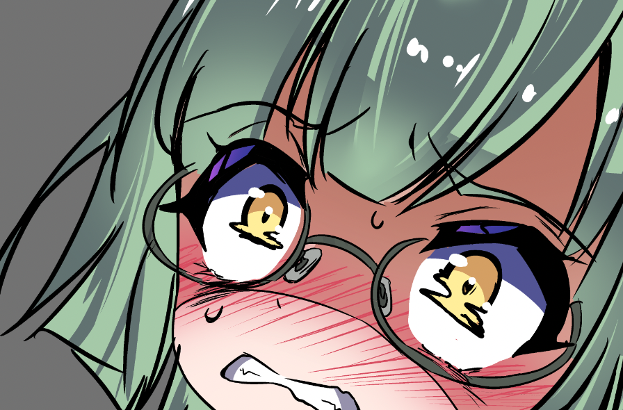 tanekocat's tweet photo. WIP 紫丁香ちゃんの何が素晴らしいかというと、
変身してもメガネしてるところが。いい。
魔法少女に変身したのに、視力は強化してくれないの！？
ってところ https://t.co/7gyhFgNc24