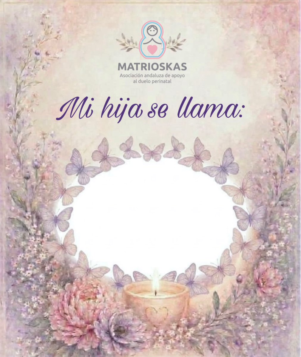 AsoMatrioskas's tweet photo. 💟La Asociación Matrioskas desea compartir con vosotr@s la visibilidad de vuestr@s hij@s y vuestro duelo.
Os facilitamos el formato y sólo tenéis que publicarlo en vuestras historias etiquetando a la asociación para poder compartir en nuestras RRSS durante toda esta semana. https://t.co/aVpj8OFPk3
