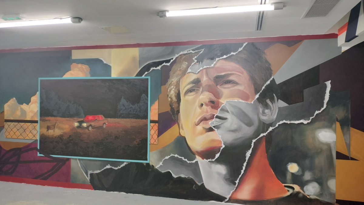 oungawa's tweet photo. #fresque #cabaretduchatnoir #denfertrochereau #expo #Paris #streetart #urbanart #arturbain #arteurbano #arteurbana #artderue #artederua #artedecalle #callero #callejero #muralart #murale #muralismo #spraypaint #graffiti #portait #face #cara https://t.co/yH4pjjbddn