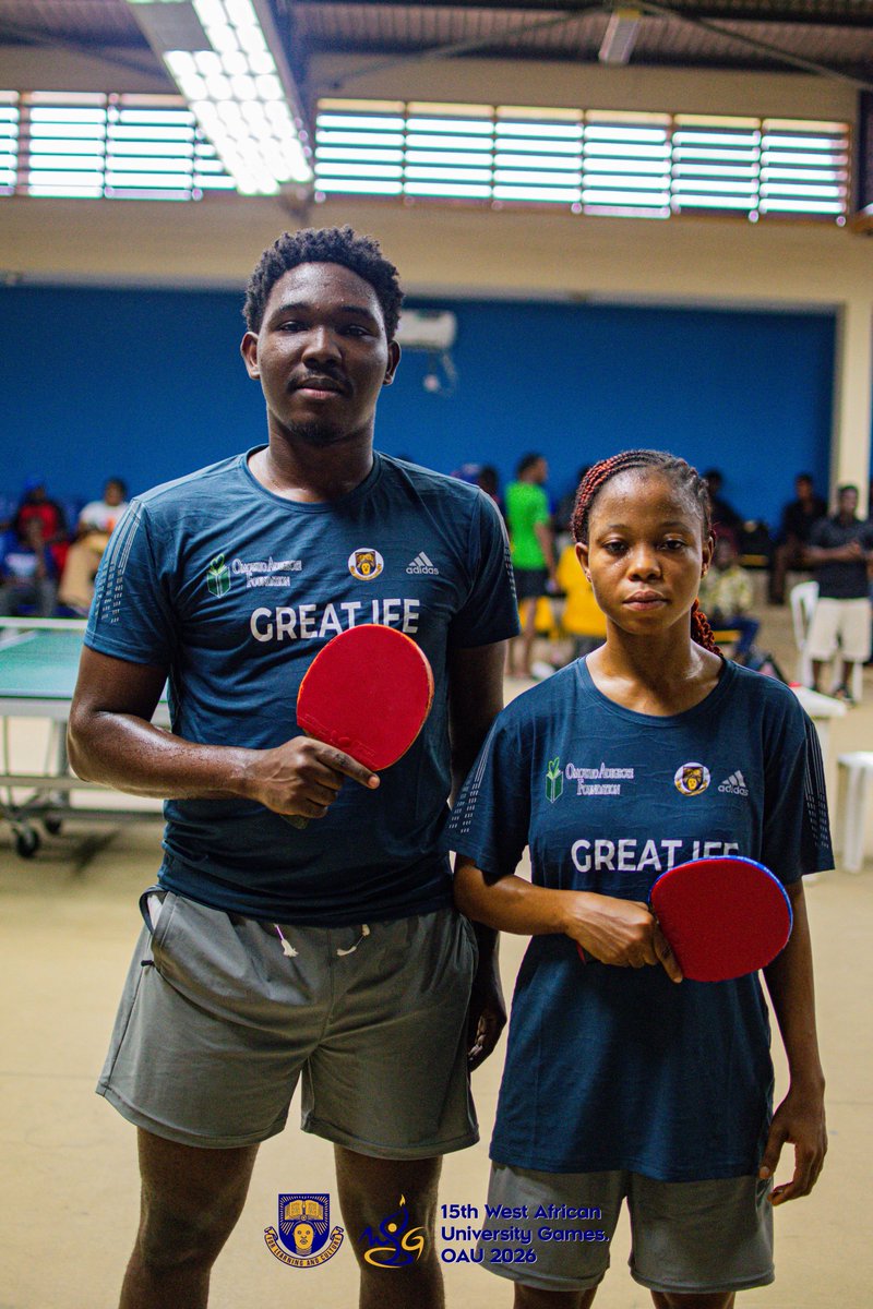 OAUniversity's tweet photo. Table Tennis at WAUG games Day 2.
#WAUG #TABLETENNIS #DAY2 https://t.co/NvVgaFUNGR