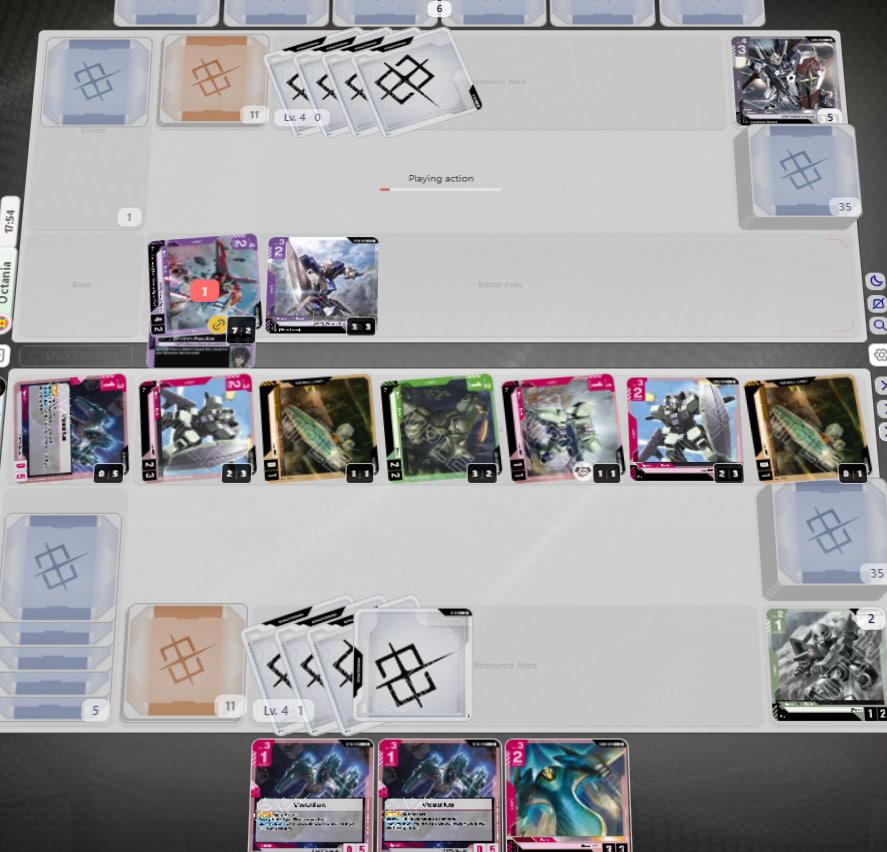 awxcord5's tweet photo. New UNEquisition MSA spam this week:

+ costs $5 and some jank
+ board swarm fast enough to compete vs aggro and outgun turn 3/4 single blocker drop
- high-roll (normal)
- tokens are free targets esp vs breach or ping

more yap below
#GCG #GundamCardGame #ガンダムカードゲーム https://t.co/ehcgdmxumY