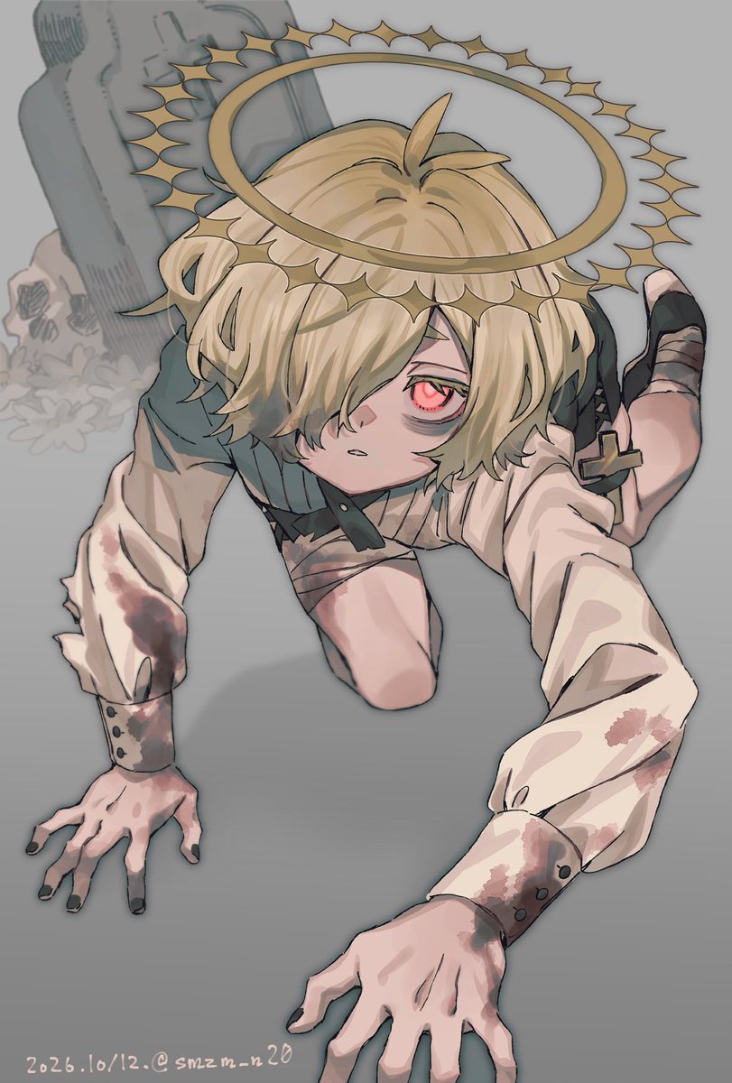 smzm_n20's tweet photo. カゼヒキくん🧟‍♂️ https://t.co/glUmTzzhsg
