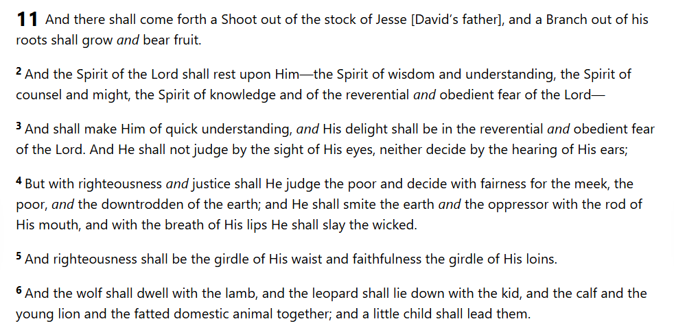 iggyb89's tweet photo. I can't understand why Christians - who know Rev 20 + 21 are in the NT - can't see that this verse can't be fulfilled before the 1,000-year Kingdom + can only be fulfilled during it....?  If you are going to weaken this verse to fit any time in History before now or is possible as long as The Adversary is still allowed to influence Earth - what else do you whittle away that is important...?