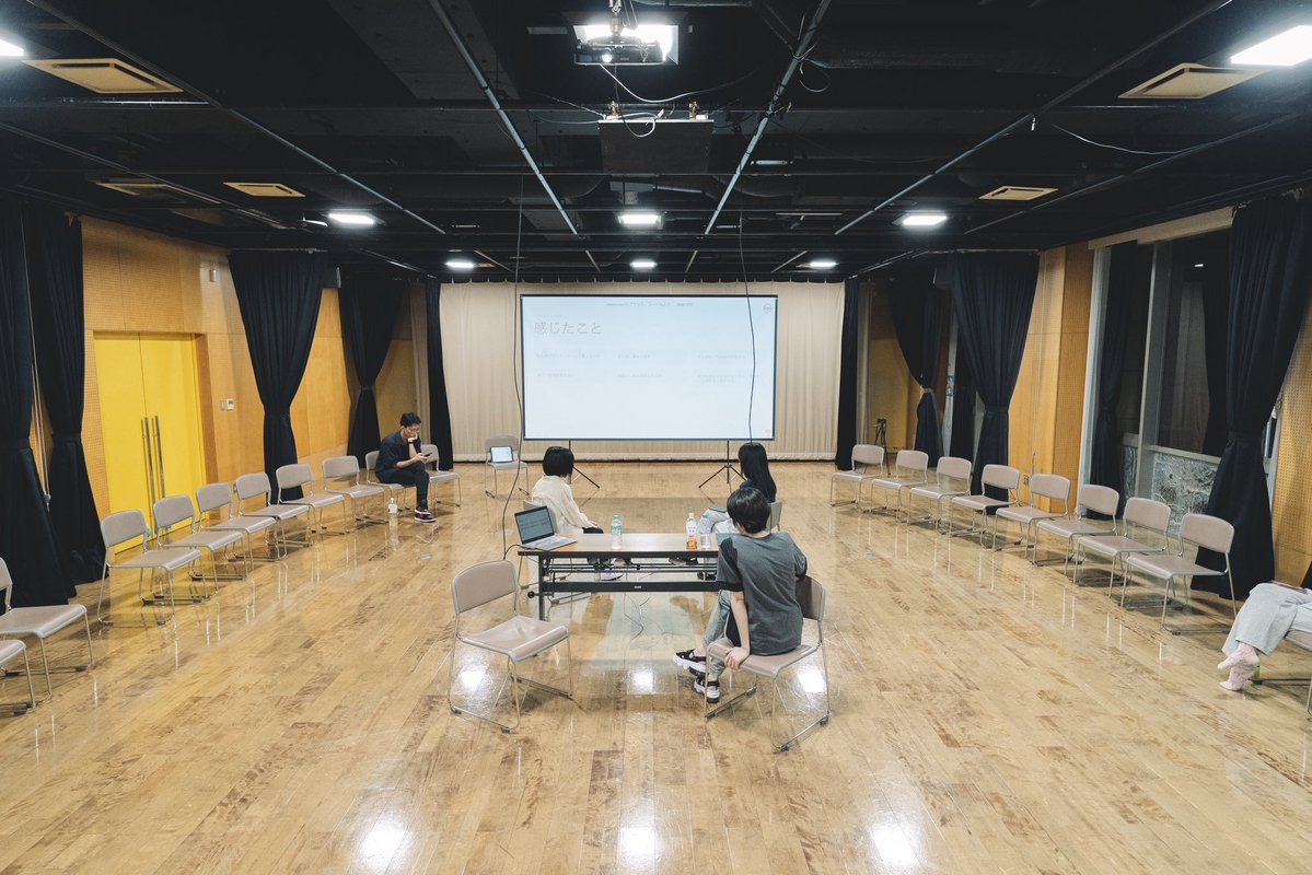 Ge_su_wa's tweet photo. 【過去公演紹介】
2025年8月
第三回公演『話せば、』
会場∶京都市東山青少年活動センター創造活動室

◎note「過去作品を振り返る：第三回公演『話せば、』」
https://t.co/0W1GoD0CZV

◎『T1NA』ご予約
https://t.co/nDLu7iMLG9

#ゲスワT1NA

（撮影：脇田友） https://t.co/FRO4YLM38n