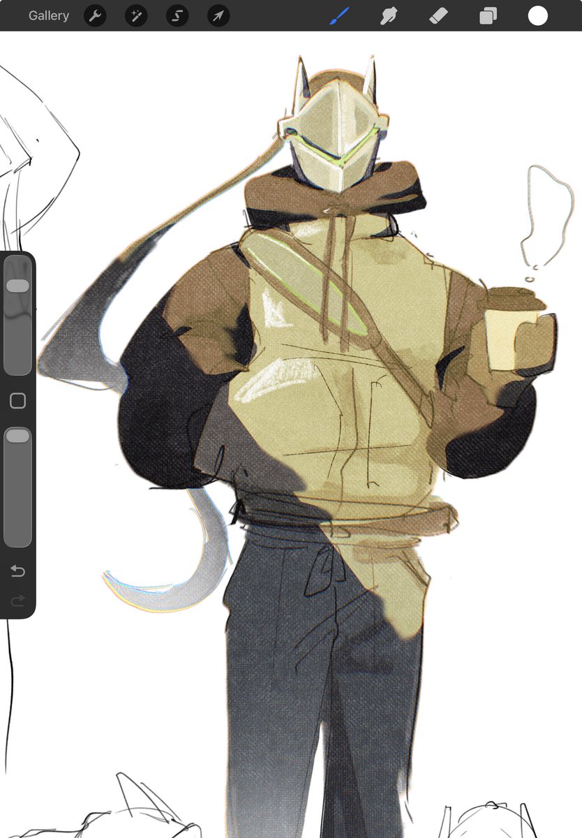 hunnismoker's tweet photo. moar genji warmups :3 https://t.co/Slbqik9U0C