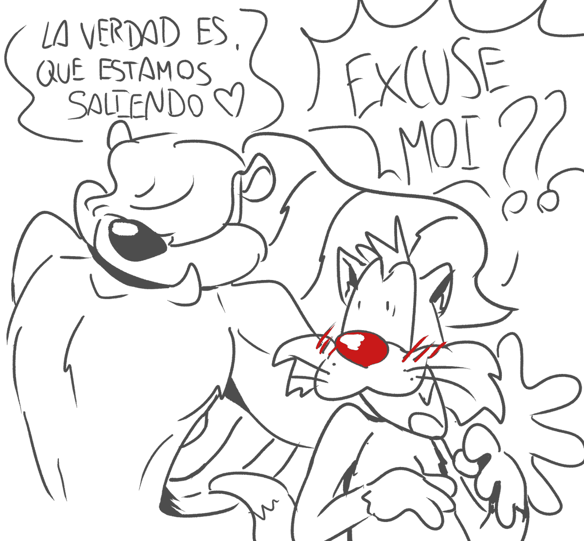 EmyMiranda4's tweet photo. Fase uno: Negación
#pituvester #pitulepew #sylvester https://t.co/2BPiHpDMn4