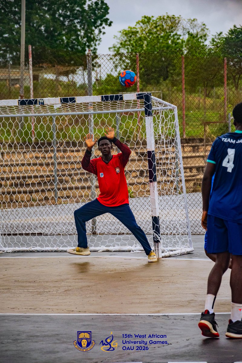 OAUniversity's tweet photo. Day 3 came with Handball, wonderful game.
#WAUG #HANDBALL #DAY3 https://t.co/aNrTW2PXH9
