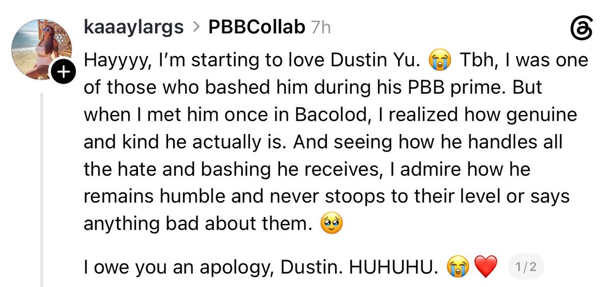 dustinforbianca's tweet photo. saw this on threads too! 

happy to see more people appreciating him &amp; finally seeing him for who he truly is 🥹 genuinely one of the chillest and most approachable actors i’ve had the chance to meet ❤️‍🩹 https://t.co/BNDYE7Cl25