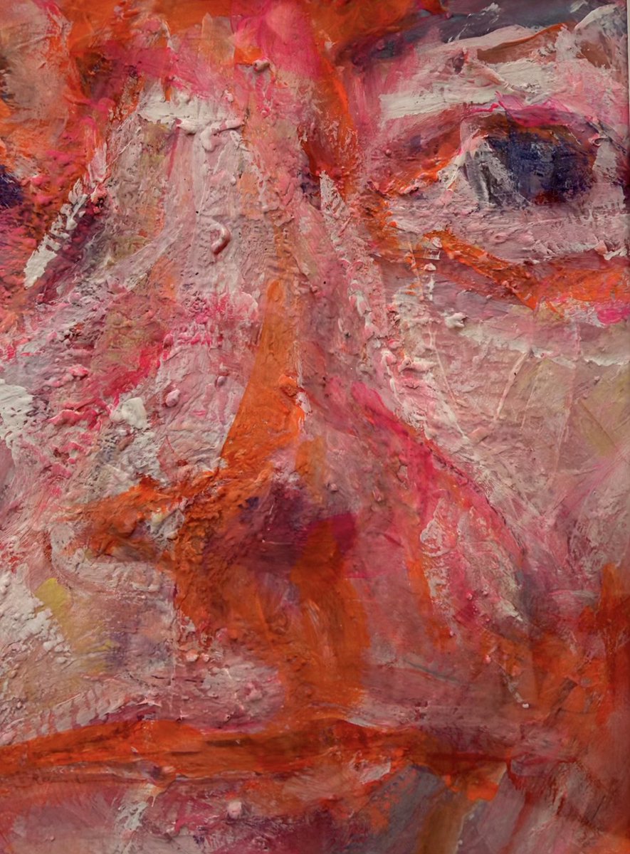 WilmaBulkinMD's tweet photo. Hidden. Wilma’s Art. Watercolor self portrait. https://t.co/fxliCjQ3qJ