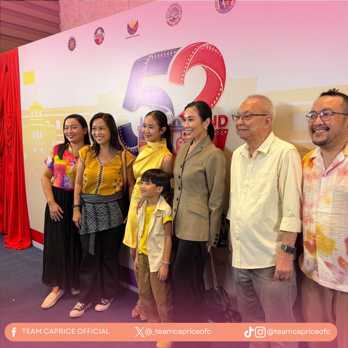 _teamcapriceofc's tweet photo. 𝐂𝐚𝐩𝐫𝐢𝐜𝐞 with Atty. 𝐀𝐭𝐭𝐲. 𝐀𝐧𝐧𝐞𝐭𝐭𝐞 𝐆𝐨𝐳𝐨𝐧-𝐕𝐚𝐥𝐝𝐞𝐬 and other GMA executives, alongside young star 𝐀𝐫𝐠𝐮𝐬, who is also part of the upcoming MMFF 2026 entry 𝐀𝐦𝐢𝐫!

#CapriceCayetano | #MMFF | #Amir https://t.co/nCb8gCpTBI