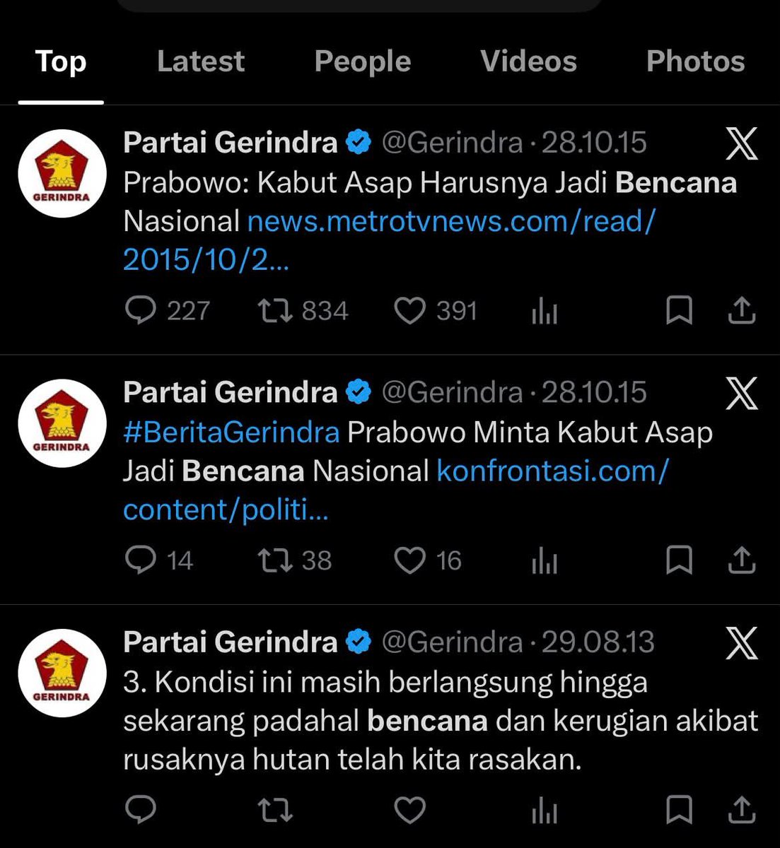 LambeSahamjja's tweet photo. Ahok benar lagi njirrr kalau mau lihat sifat asli orang, kasih dia jabatan dan kekuasaan 

dulu parpol ini berisik kalo ada kabut asap 
sekarang???? https://t.co/ryTvLqV3lz