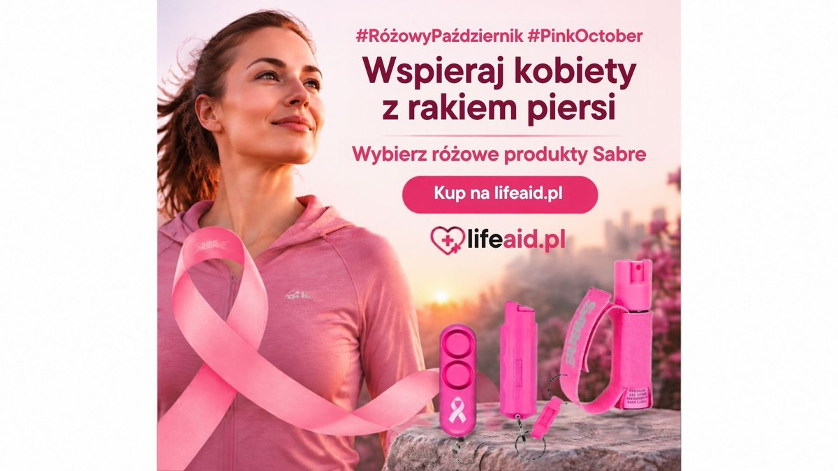 Lifeaid_pl's tweet photo. Różowy może oznaczać coś więcej niż kolor. 💗

W październiku szczególnie dużo mówi się o profilaktyce raka piersi.
Marka SABRE od lat wspiera (NBCF), przekazując część wpływów ze sprzedaży różowych produktów na walkę z rakiem piersi.

Zadbaj o siebie i pomagaj innym kobietą.🎗️ https://t.co/7Syfh7PqH0