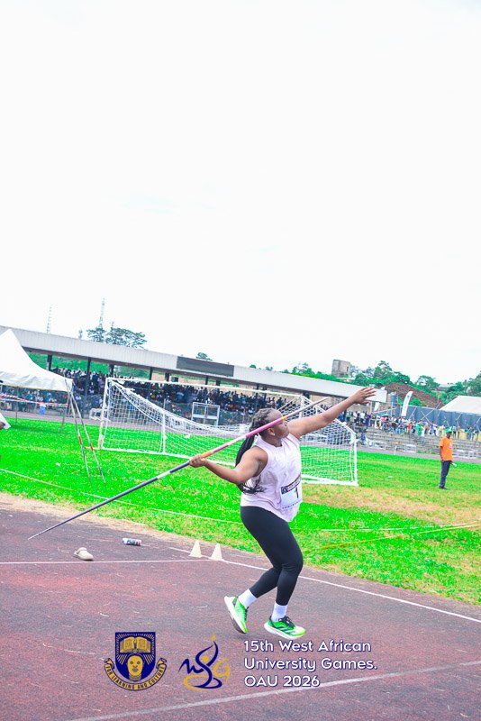 OAUniversity's tweet photo. How far can they land? The javelin course showed us exactly that.

#DAY4 #WAUG #JAVELINTHROW https://t.co/rA45Dz4vHz