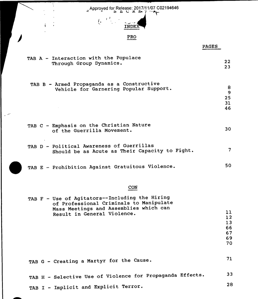 AadiAchint's tweet photo. Here is a CIA released Document on Guerrilla Warfare & Protests.. Do read the Screenshots of this 91 page document and think about what you see around you!

@ajaykraina @LtGenDPPandey @BPanIndian @Starboy2079 @Tushar15 @live_pathikrit 

The cover: Hiring of Professional Criminals!!