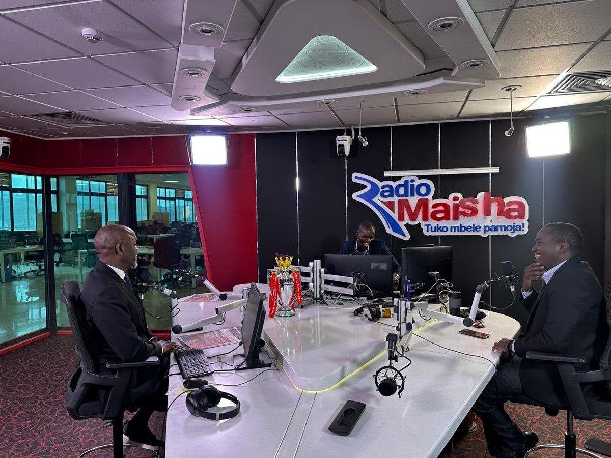 MachariaNjeru's tweet photo. Asanteni @radiomaisha  for a candid conversation on my Presidential bid, my vision for Kenya, and the importance of accountability in leadership 
#RadioMaisha #PamojaNaMasha https://t.co/AsiI3iDJMZ
