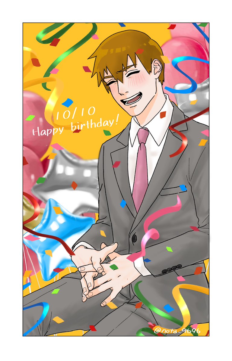 nota_9696's tweet photo. #霊幻新隆生誕祭2026 
#霊幻新隆誕生祭2026

遅刻しました！！！！
師匠、今年もおめでとうございました！！ https://t.co/WzZuAqH9nR