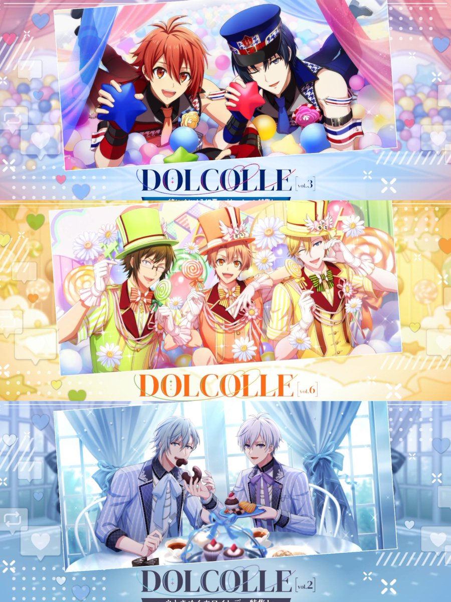 k9y9u9's tweet photo. DOLCOLLE イベ開始画面
各グル＆ユニの温度差で風邪ひく https://t.co/zNoG91bKF3