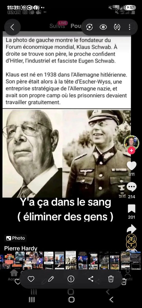 FrankyZZ007's tweet photo. Klaus Schwab, milliardaire, maitre maçon de 33e degré, ex patron du WEF, ex patron de Davos, ex directeur des Young Global Leaders of the world.
Né en 1938, papa Eugéne Schwab ami proche du führer, vendeur d’armes aux reich, eugeniste nazi...
Klaus est le mentor de macron et de van der leyen. Les rois de la retro commission et de la dissimulation dans des paradis fiscaux, holding, etc...
Que des gens bien, ex nazis qui dirigent l’UE-RSS, qui rêvent de genocides, de vengeance contre les russes qui ont chassé les khazars depuis 1000 ans de Russie! Les rothschild et Cie, rêvent de conquérir le pays le plus grand et riche du monde. Ces talmudistes, maçons et satanistes luciferiens veulent le pouvoir absolu. Résistons leur une fois encore, la lumière, la vérité est leur plus grand ennemi depuis toujours. Car quand on les voit tels qu'ils sont, ces monstres sont anéantis!
Il est temps de les mettre une fois pour toutes hors d’état de nuire...
Alea jacta est!
Frexit vite puis AD POPULUM...
👍😎👍