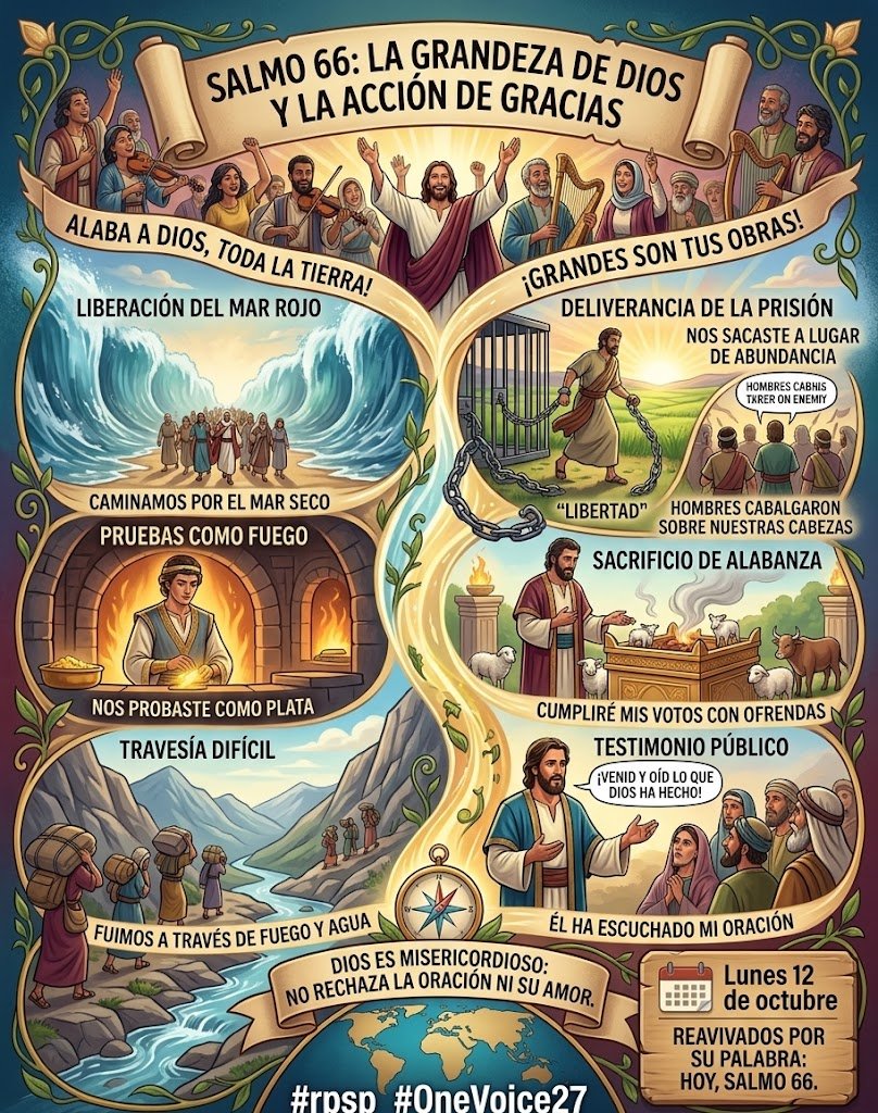 JuanjoTreiyer's tweet photo. Hoy leemos Salmo 66. #rpsp #biblia #Salmo66 #OneVoice27 https://t.co/NqMil20vwj