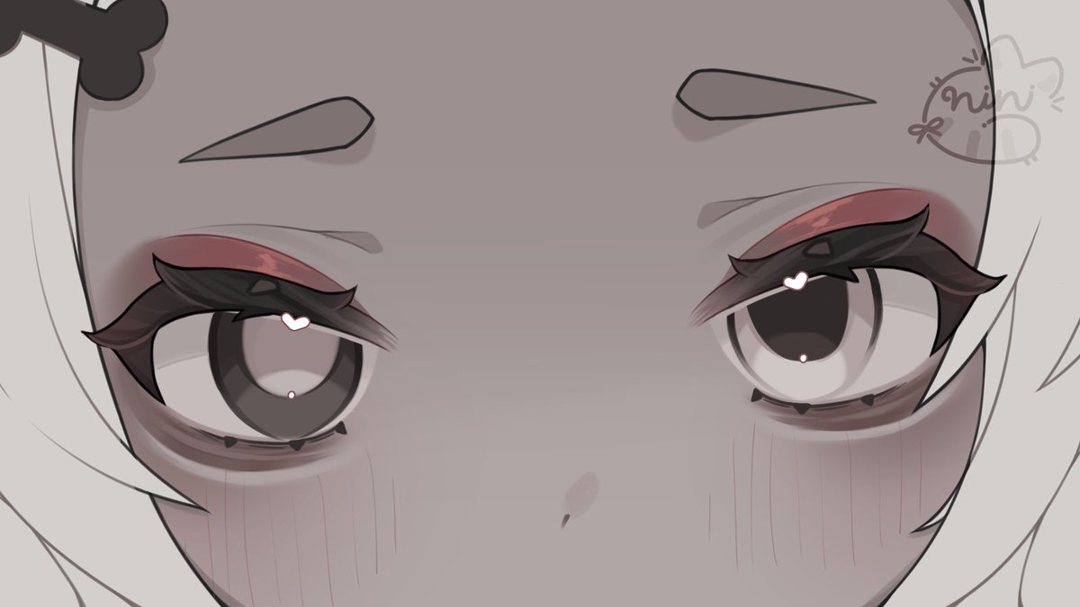 NiniCacomi's tweet photo. Something feels off about these eyes, but I can't figure out what… 😭

Or maybe I'm just tired from staring at them for too long? Artist struggles 💀🎨

#ArtistOnTwitter #DigitalArt #AnimeArt #WIP https://t.co/gKolc1jrOq