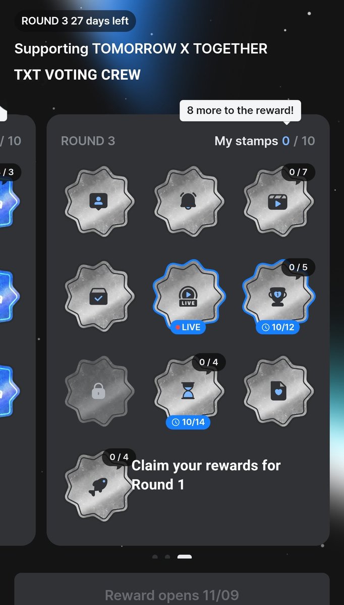 txtvotingcrew's tweet photo. MOAs, new REWARD CARD FOR MAMA 🌸
Here are the missions ⚠️ one is only available now: you get the stamp if you watch the live:
🔗 https://t.co/Uhbfr3z7Wb

— Follow TXT
— Turn your notifications on
— Watch 7 ads for Mple Points
— Vote with Mple Points
— Watch Live Nominations ⚠️ available today
— Join first FAN'S CHOICE vote
— LOCKED 🔒
— Watch every weekly STAR COUNTDOWN VIDEO (coming soon)
— Follow MAMA FAN FESTA
— Watch 3 KSeafood videos and take the quiz.

#MO4TXT #MOAISONE 
#TOMORROW_X_TOGETHER