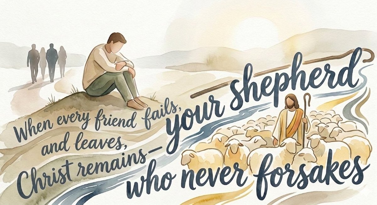 __OneBody__'s tweet photo. "Too boring with just the two of us." Then she left. 🫂
Some wounds don't heal until Someone stays unconditionally.
The Shepherd never calculates the cost of staying.
Been left before? #NeverForsaken https://t.co/SixkdbVZqm