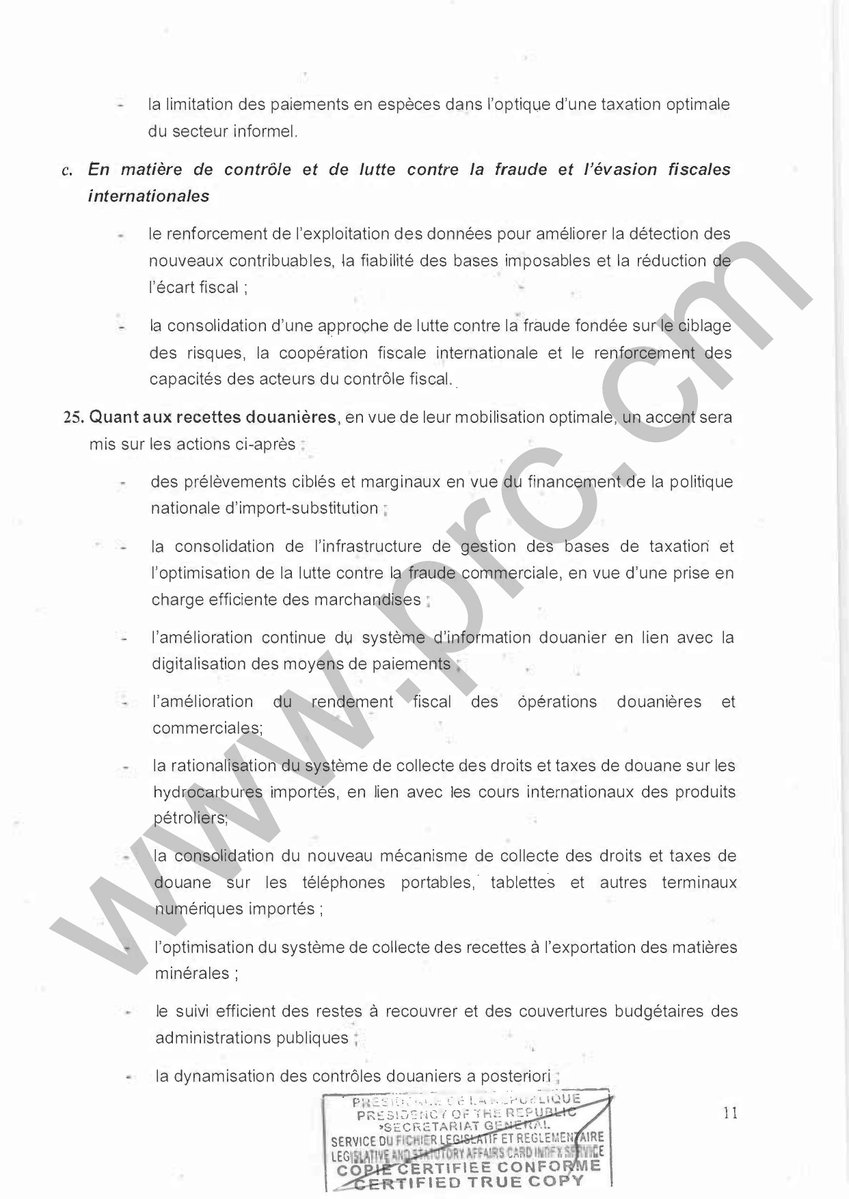 PR_Paul_BIYA's tweet photo. Circulaire relative à la préparation du budget de l’Etat au titre de l’exercice 2027

#PaulBiya
#Cameroun
3/6 https://t.co/14zmzhzn1H