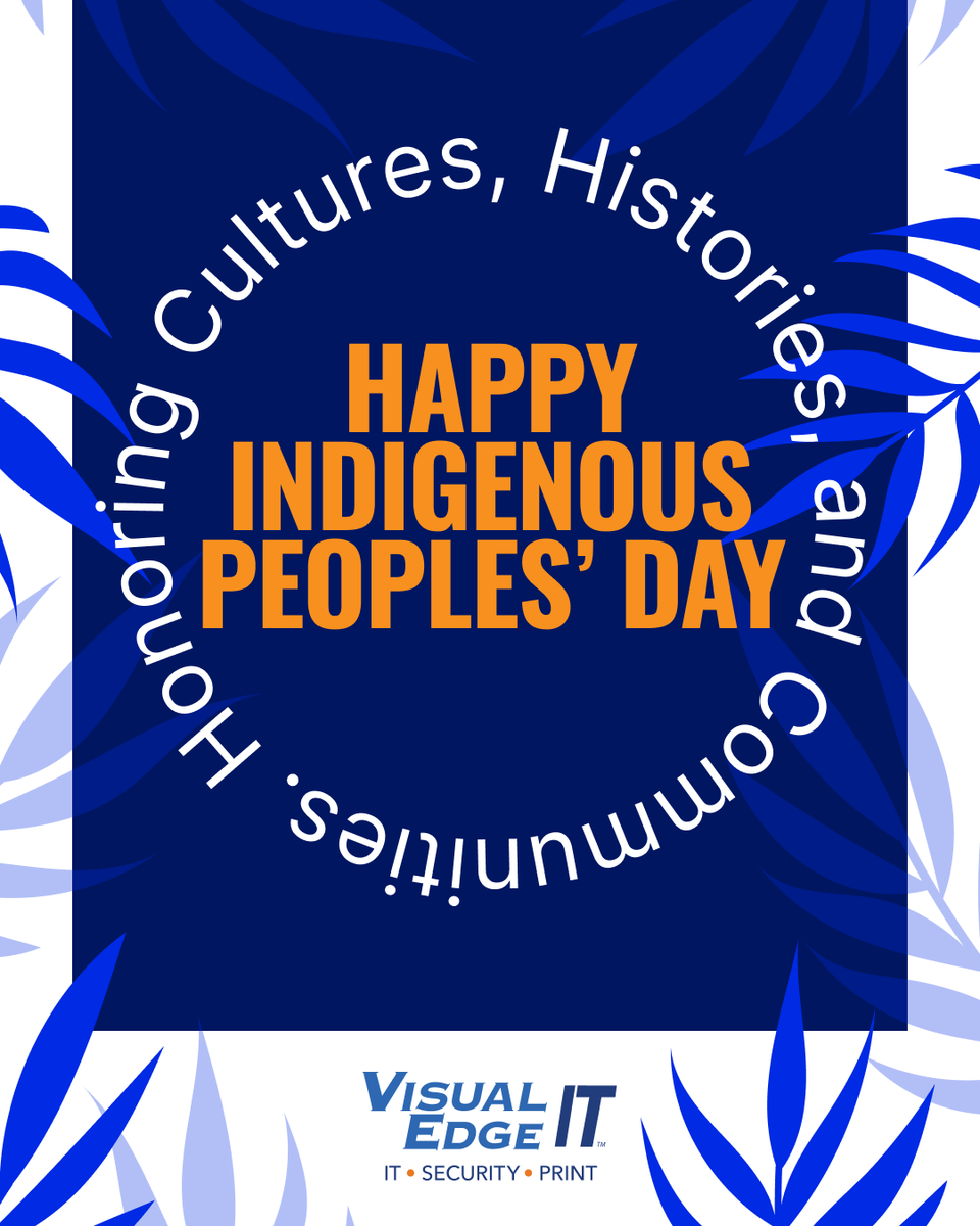 visualedgeit's tweet photo. Today, we recognize Indigenous Peoples' Day and Columbus Day, an opportunity to reflect on the diverse cultures, histories, and traditions that have shaped our nation.

#IndigenousPeoplesDay https://t.co/85xLG8TvVD