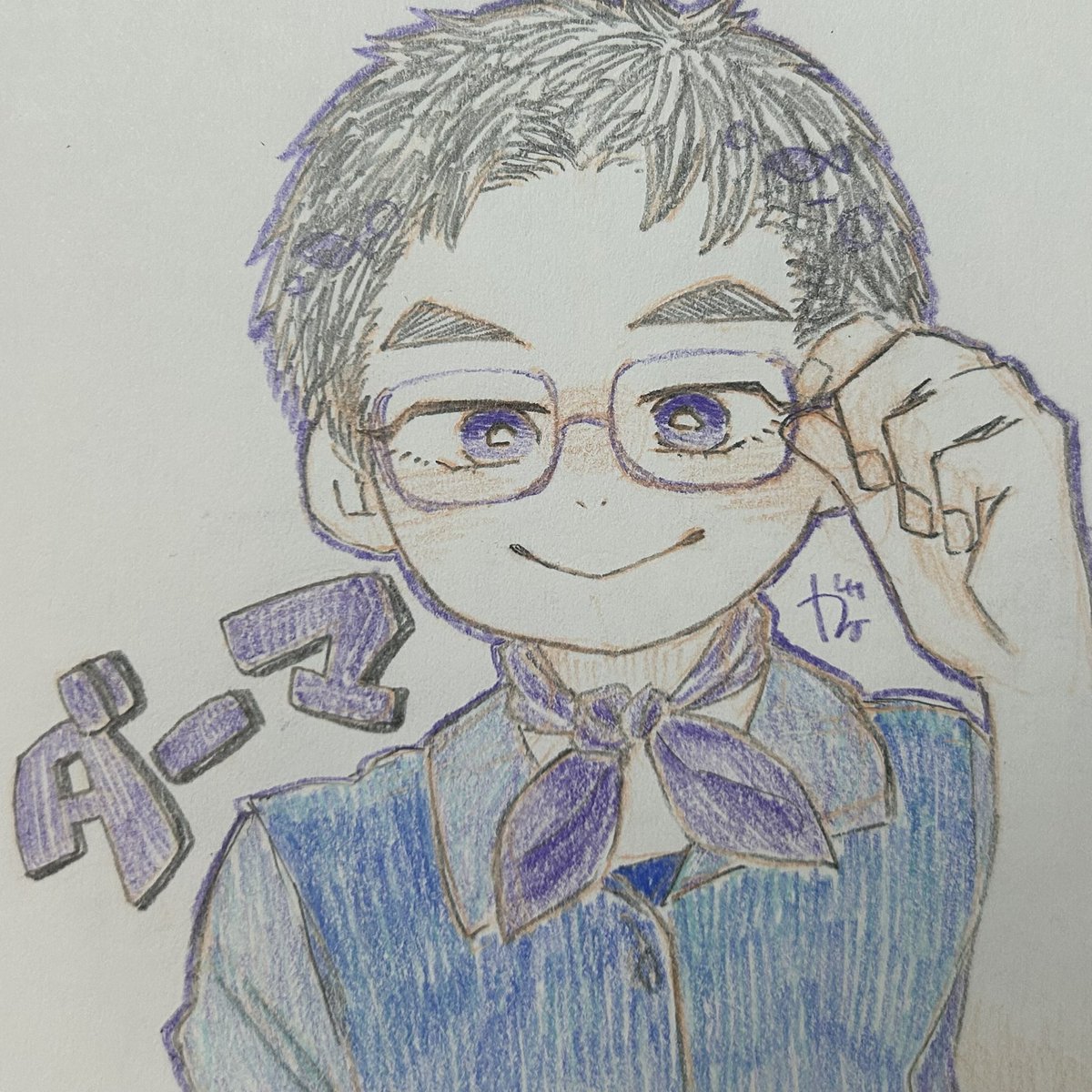 Q55rXfkER889218's tweet photo. ぐっみーにん！

 #フィッシャーズ描いちゃった https://t.co/iQBc4nvXrg