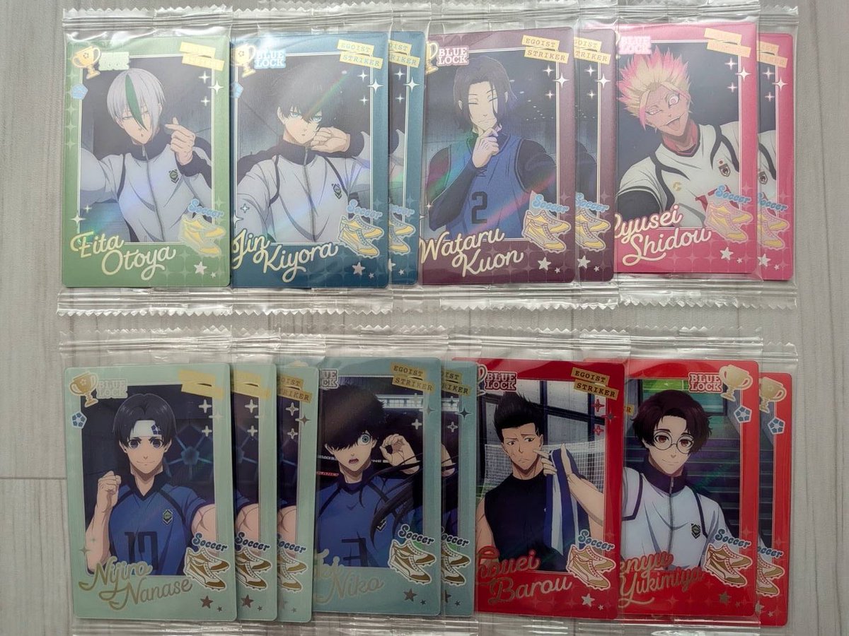 mume_0619's tweet photo. 【交換】ブルーロック ウエハース6 カード

《譲》
画像の通り

《求》
ER潔♾
ER氷織1 

郵送希望📮
取引枚数多い方優先  1:複数なども可
お声がけください。 https://t.co/QZeQSs8sBW