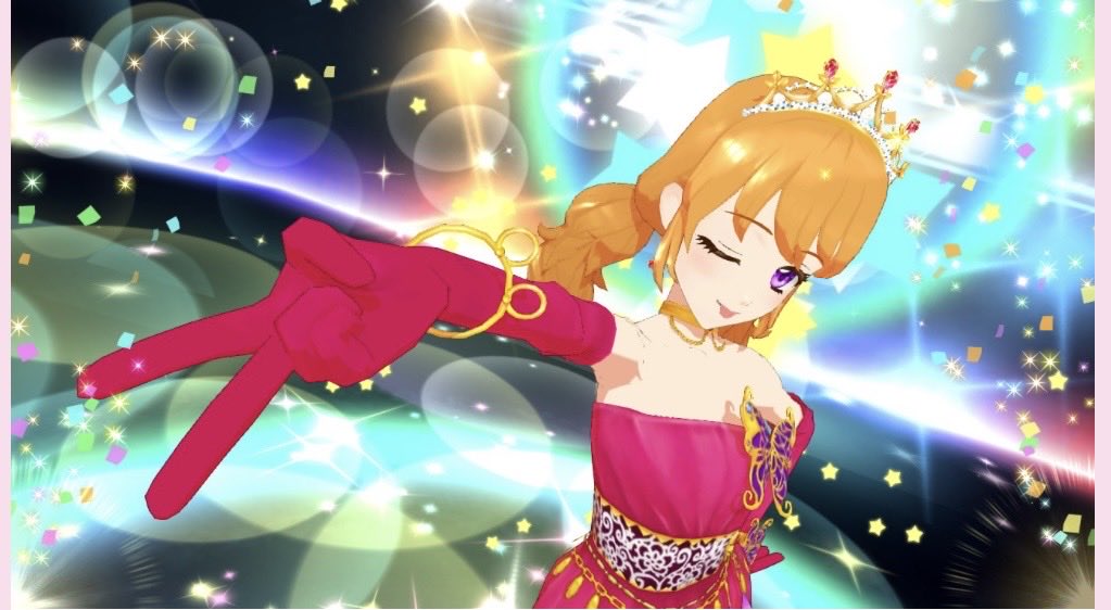 nm77_blossom's tweet photo. 2枚目の画像の、この衣装とポージングが1番お気に入り♪

マイキャラも作ったから、純粋にゲームももっと楽しみたい！
高得点叩き出したい🔥

#アイカツマイキャラ部 https://t.co/JoxioDSKQi