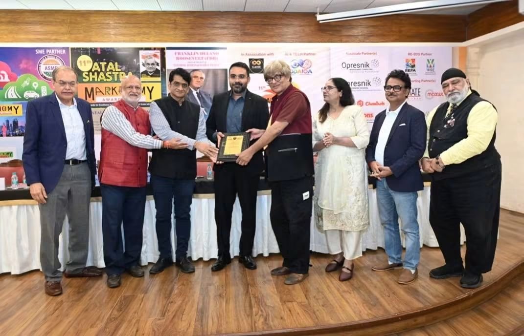 OfficialNBCC's tweet photo. #NBCC has been adjudged the Winner of the 11th Atal Shastra Markenomy Awards 2026 in the category of Best Public Enterprise of India in Sustainable, Clean &amp; Green Infrastructure Construction.

@PMOIndia @MoHUA_India @mlkhattar @PIB_India https://t.co/ZhFHz9XAZQ