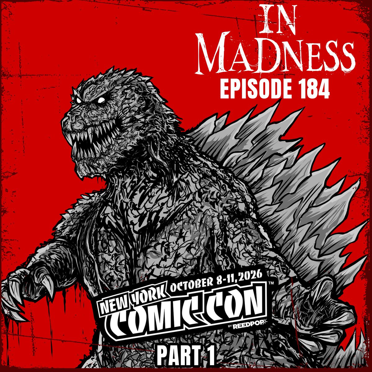 inmadnesspod's tweet photo. Where we at?!? @inmadnesspod @NY_Comic_Con new episode up now!! Tons of guests and friends and surprises!!🤩 https://t.co/bzfFj3iJD7