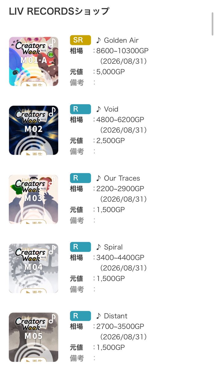 sakilivly's tweet photo. マイショ参考価格備忘録っていうサイトもオススメしたいんだけどついこの間のマイショの参考価格が載ってて神。
情報提供したらまとめてくれるっぽいから情報持ってる方は↓へ連絡して欲しいです。

https://t.co/XycDlxCCGL https://t.co/ajS58nDcVi